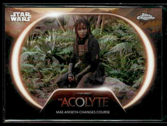 2025 Topps Chrome Star Wars #AC-10 Mae Aniseya Changes Course Acolyte