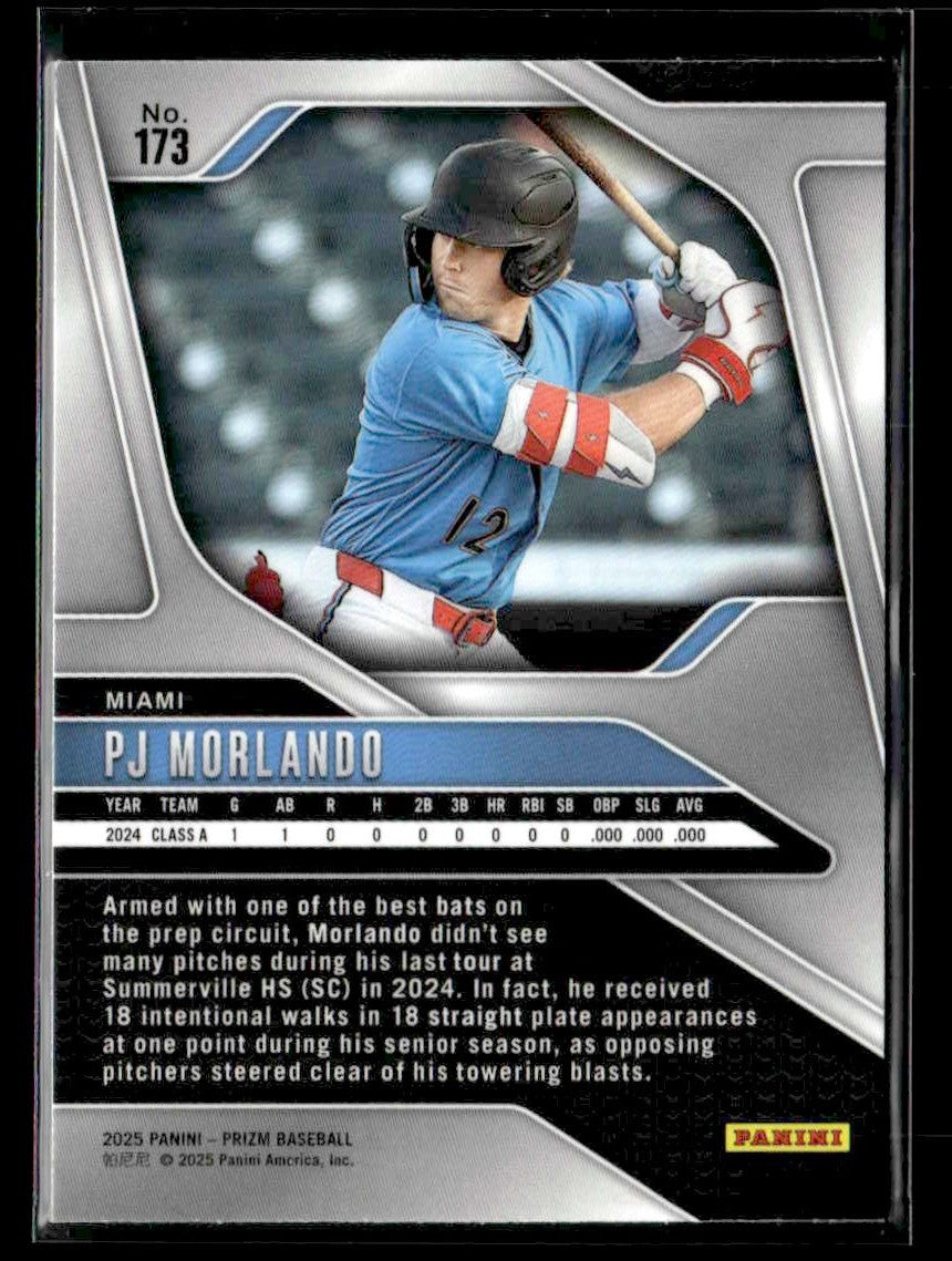 2025 Panini Prizm #173 PJ Morlando