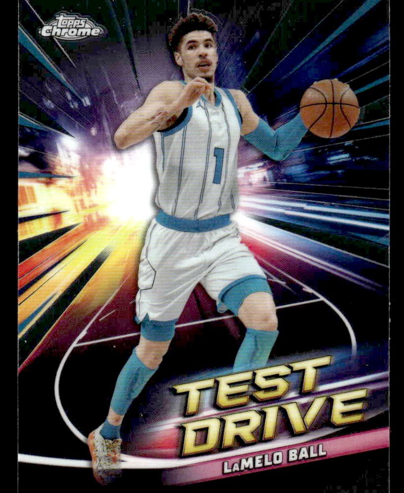 2024-25 Topps Chrome #TD-12 LeMelo Ball Test Drive