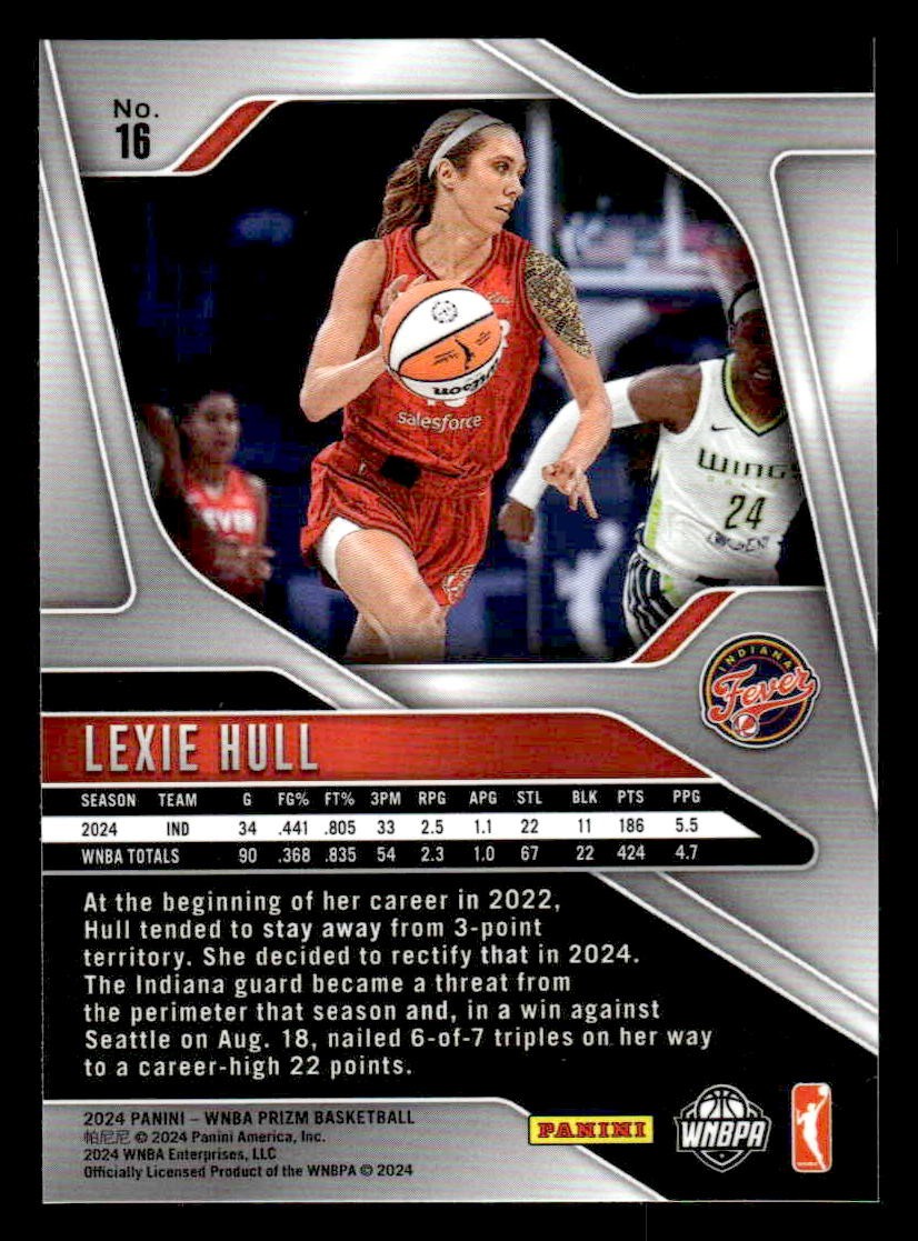 2024 Panini Prizm WNBA #16 Lexie Hull