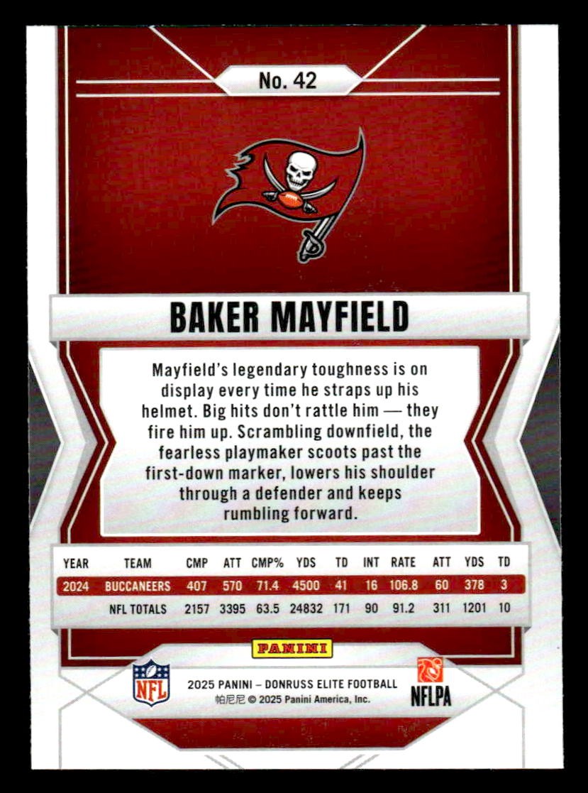 2025 Donruss Elite #42 Baker Mayfield