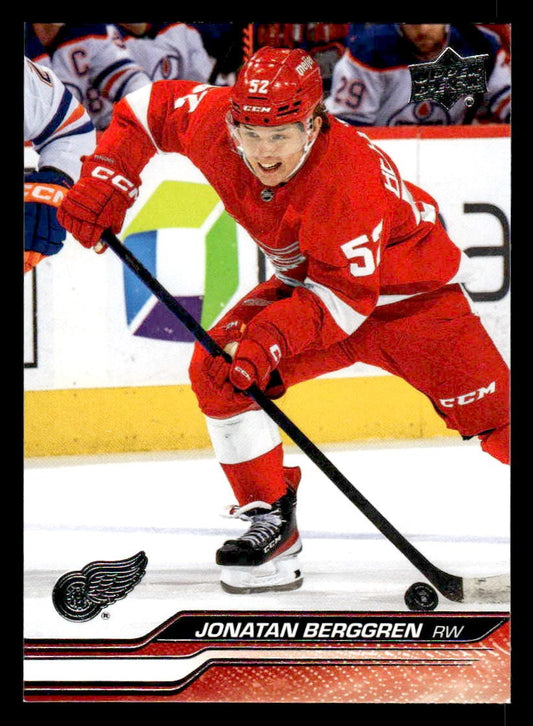 2023-24 Upper Deck #314 Jonatan Berggren