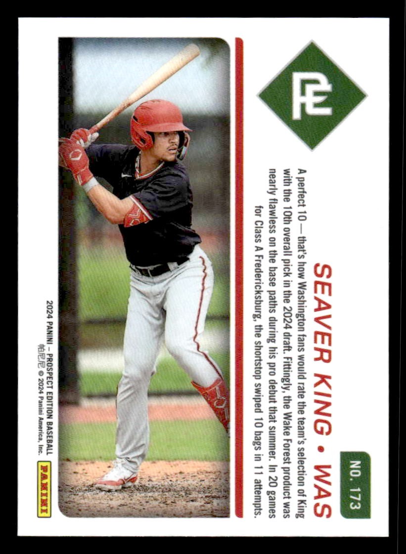 2024 Panini Prospect Edition #173 Seaver King Holo