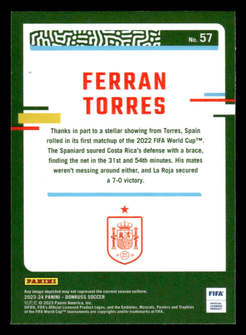 2023-24 Donruss #57 Ferran Torres Optic