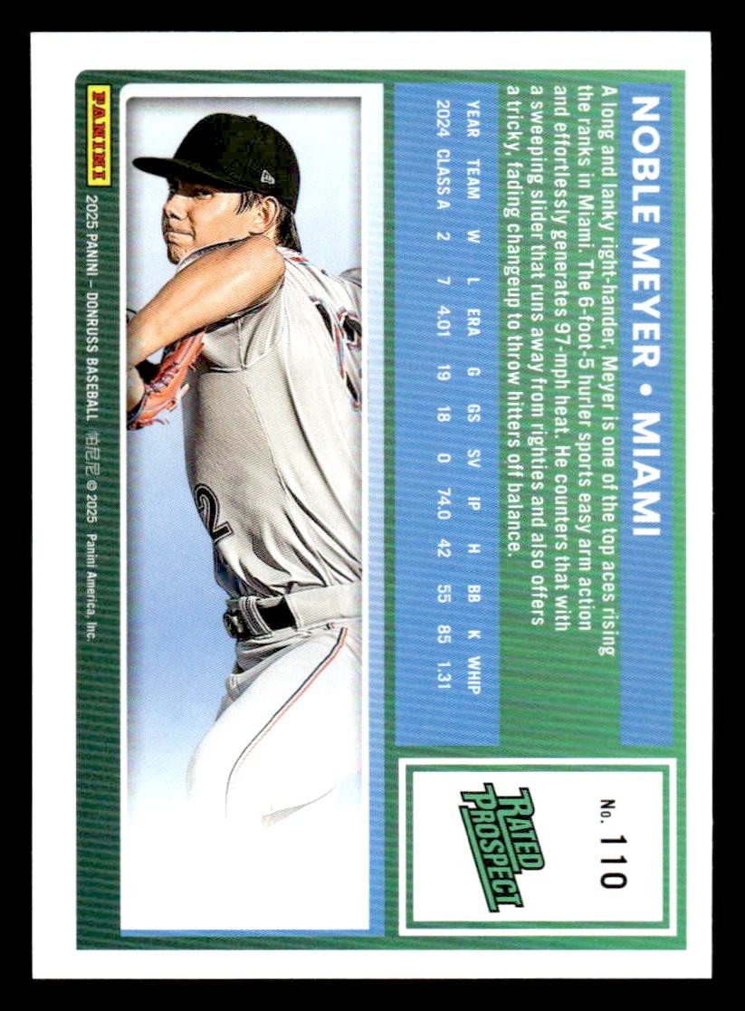 2025 Donruss #110 Noble Meyer