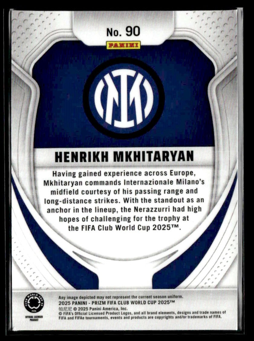 2025 Panini Prizm FIFA Club World Cup #90 Henrikh Mkhitaryan