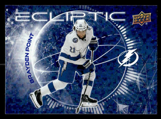 2023-24 Upper Deck #EC-12 Brayden Point Ecliptic Sparkle