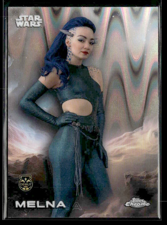 🌟 Melna — 2025 Topps Chrome Star Wars RayWave Refractor #135 🌟