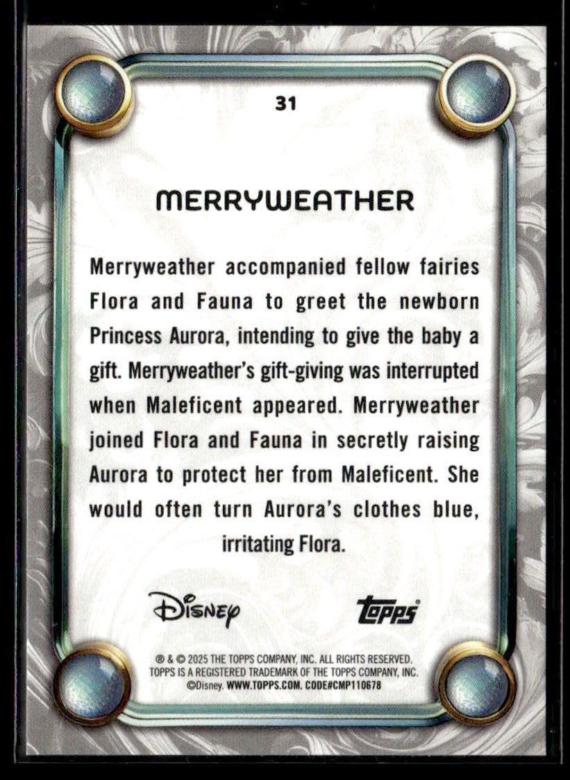 2025 Topps Disney Wonder #31 Merryweather