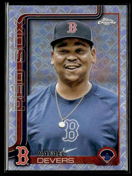 2025 Topps Chrome Logofractor Edition #127 Rafael Devers