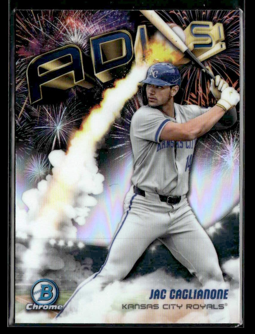 2025 Bowman Chrome #AD-3 Jac Caglianone Adios!