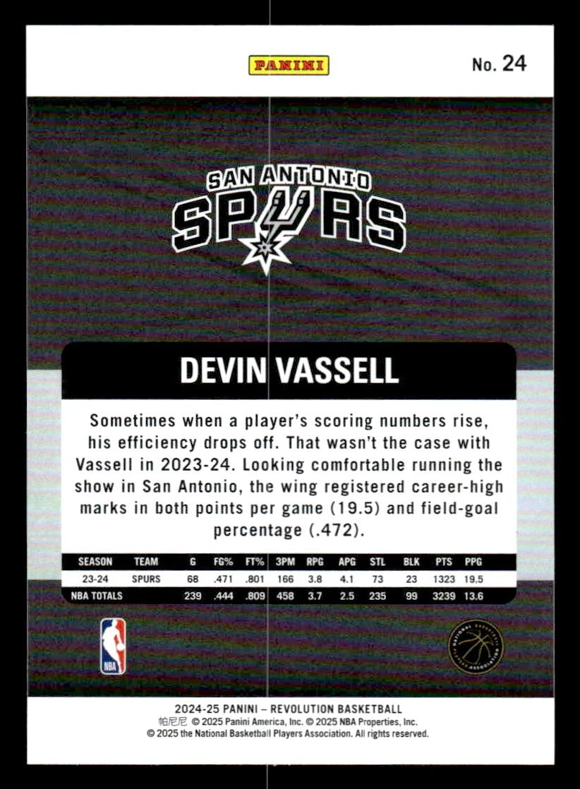 2024-25 Panini Revolution #24 Devin Vassell