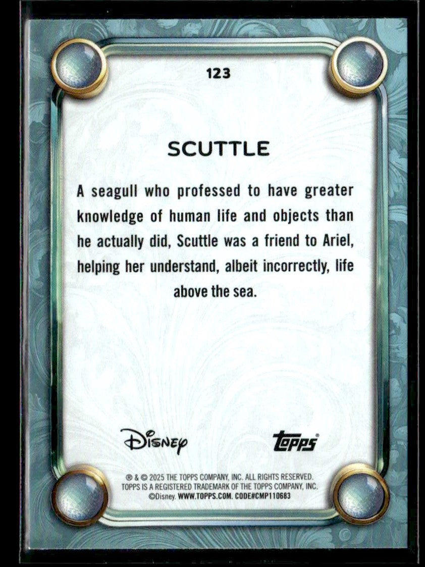 2025 Topps Disney Wonder #123 Scuttle Tier 2