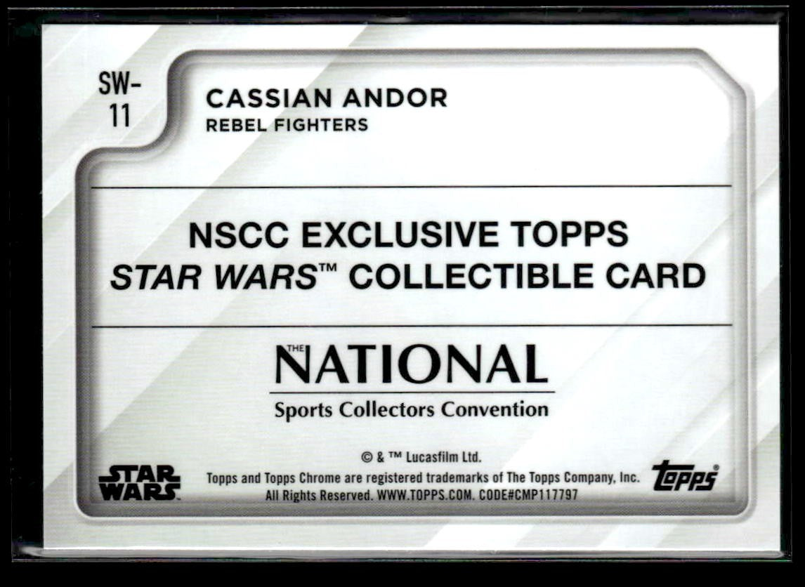 2025 Topps NSCC Exclusive #SW-11 Cassian Andor Refractor