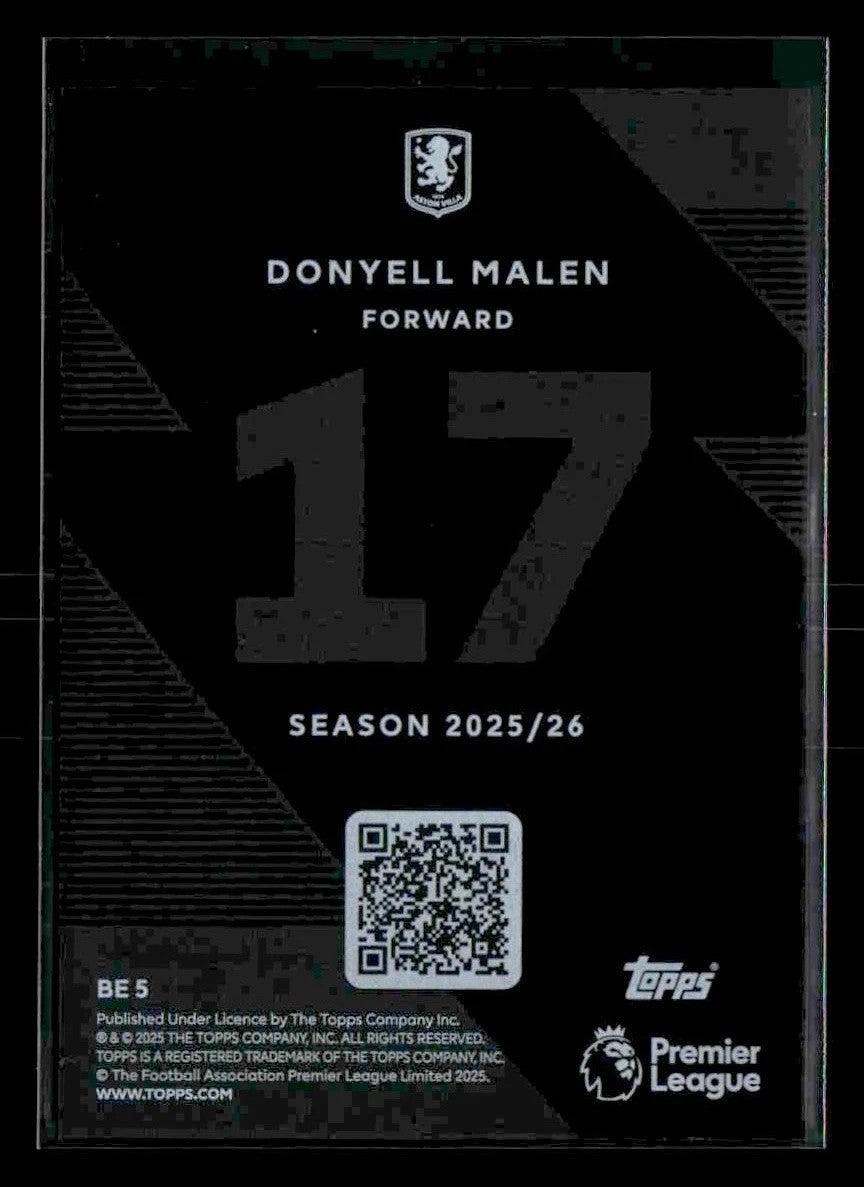 Lot of 3: 2025 Topps Premier League – Tonali, Malen & Nketiah