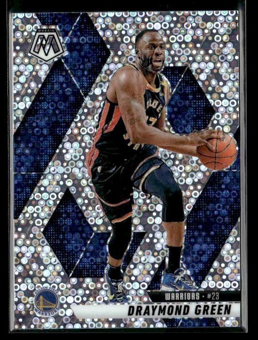 2024-25 Panini Mosaic #140 Draymond Green Fast Break Silver Mosaic