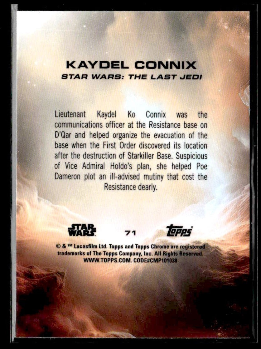 2025 Topps Chrome Sapphire Edition Star Wars #71 Kaydel Connix