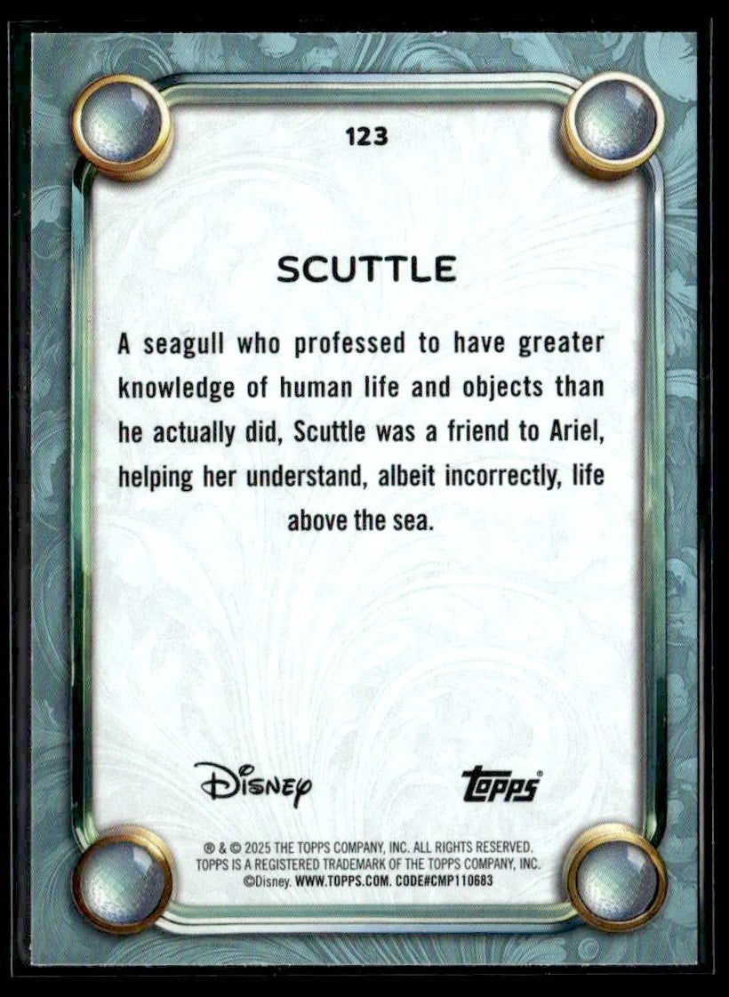2025 Topps Disney Wonder #123 Scuttle Tier 2