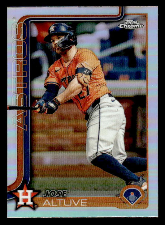 2025 Topps Chrome #77 Jose Altuve Refractors