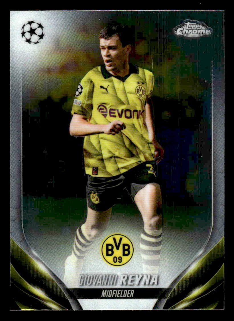 2023-24 Topps Chrome UEFA Club Competitions #174 Giovanni Reyna