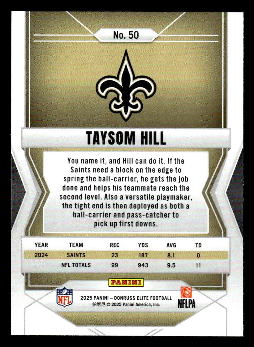 2025 Donruss Elite #50 Taysom Hill