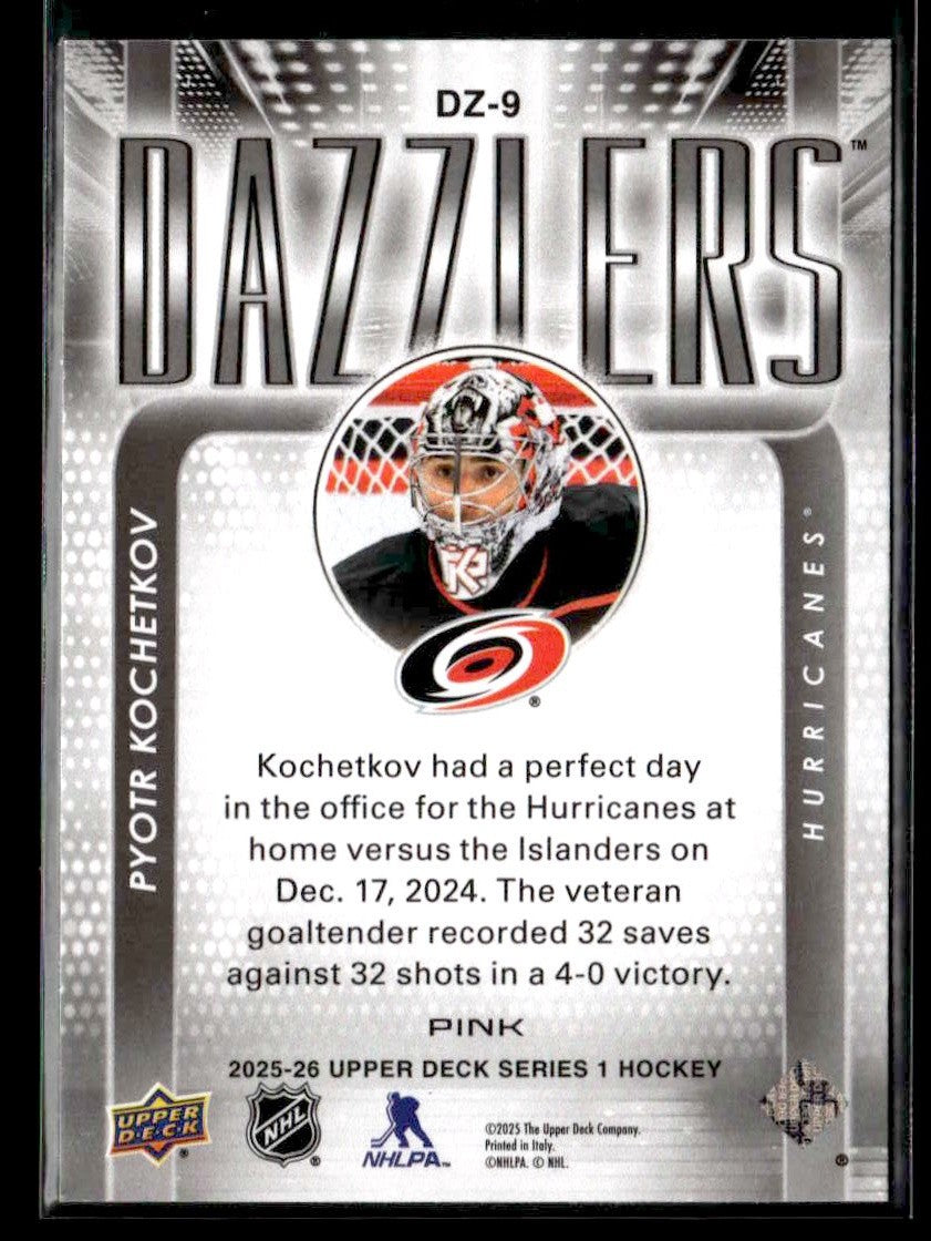 2025-26 Upper Deck #DZ-9 Pyotr Kochetkov Dazzlers Pink