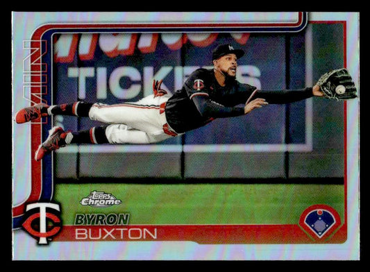 2025 Topps Chrome #172 Byron Buxton Refractors