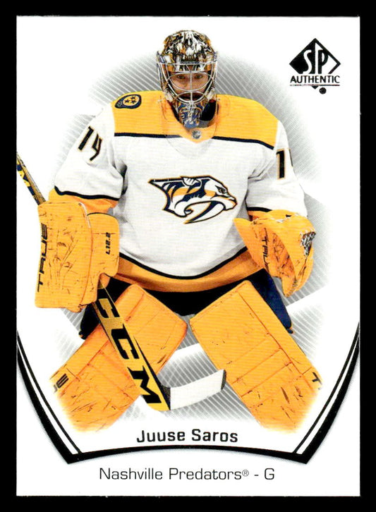 2021-22 SP Authentic #48 Juuse Saros