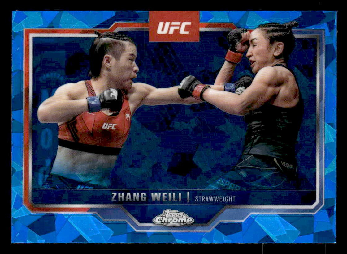 2025 Topps Chrome Sapphire Edition UFC #55 Zhang Weili