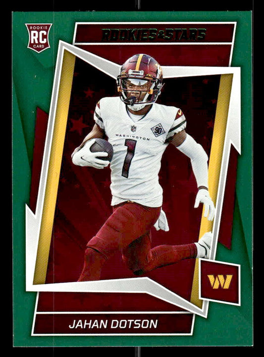 2022 Panini Rookies & Stars #114 Jahan Dotson Green