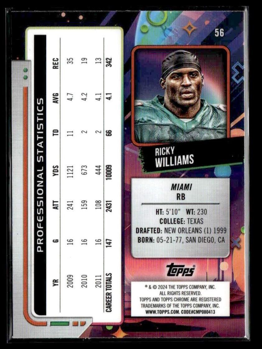2024 Topps Chrome Cosmic #56 Ricky Williams