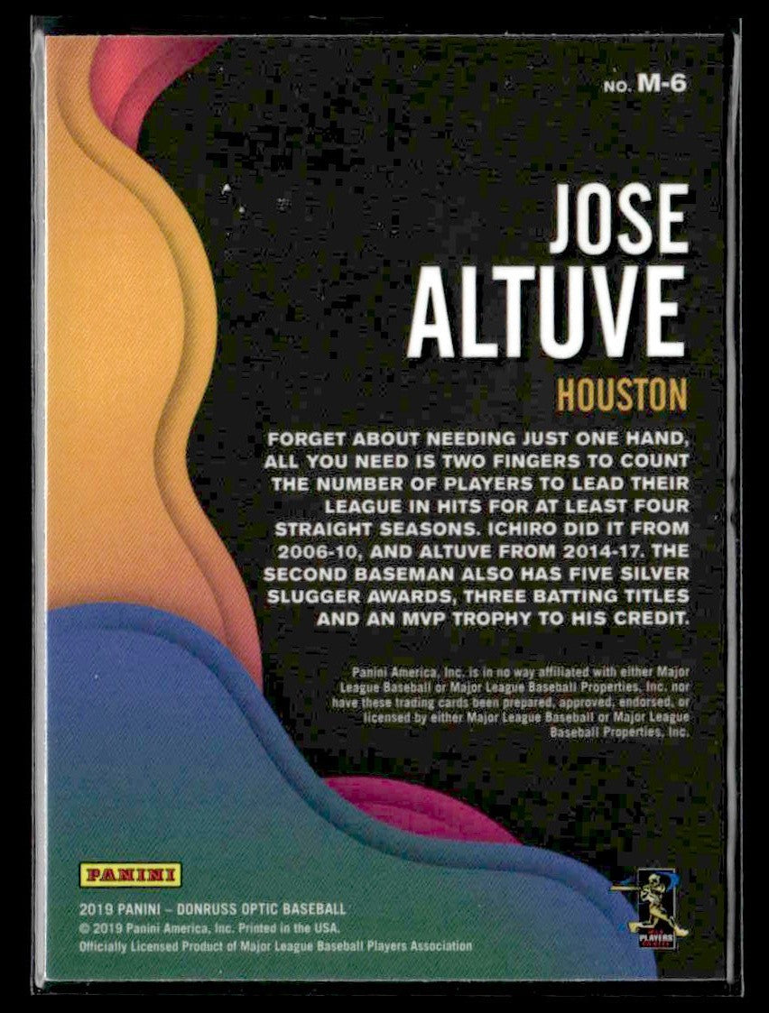 2019 Donruss Optic #M-6 Jose Altuve Mythical