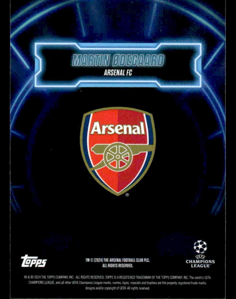 2023-24 Topps Showtime UEFA Club Competitions Show Up #NNO Martin Odegaard