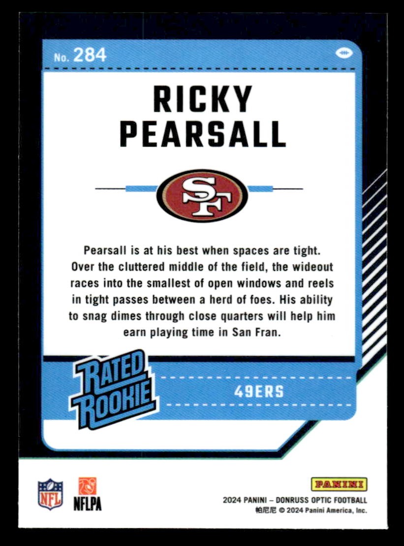 2024 Donruss Optic #284 Ricky Pearsall
