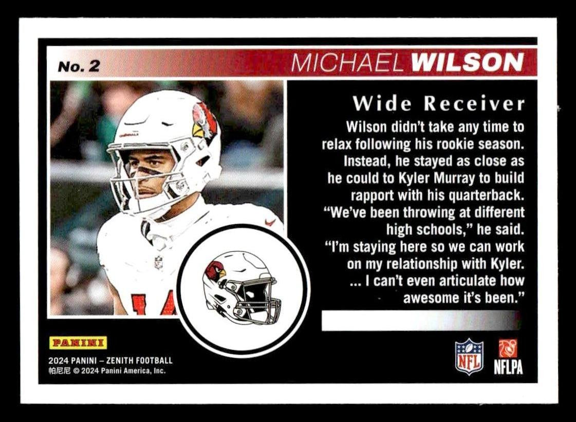 2024 Panini Zenith #2 Michael Wilson Retail