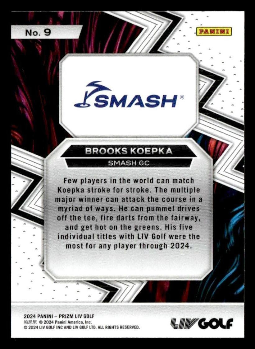 2024 Panini Prizm LIV Fearless #9 Brooks Koepka