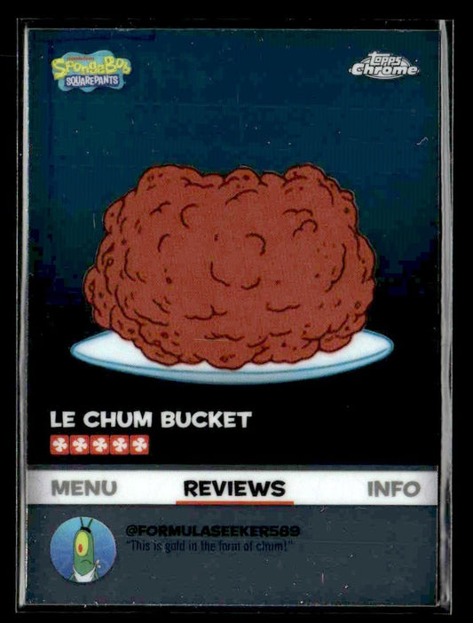 2025 Topps Chrome SpongeBob 25th Anniversary #BB-20 Chum Fricassee Kelp Reviews
