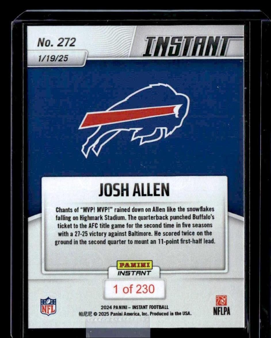 2024 Panini Instant NFL #272 Josh Allen