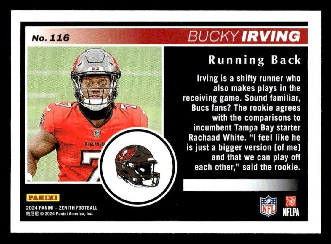 2024 Panini Zenith #116 Bucky Irving