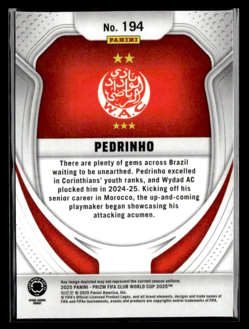 2025 Panini Prizm FIFA Club World Cup #194 Pedrinho