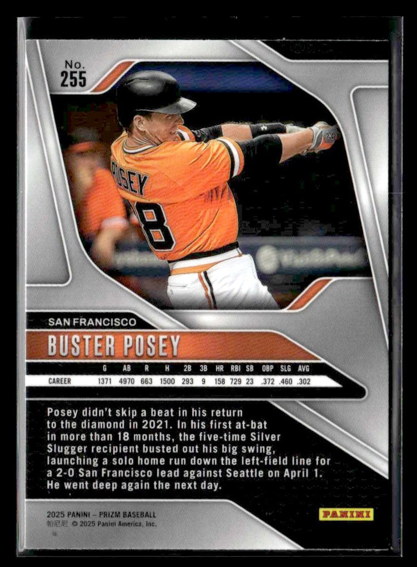 2025 Panini Prizm #255 Buster Posey