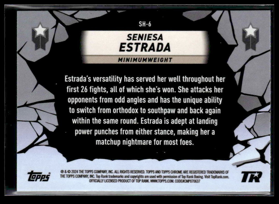 2024 Topps Chrome #SH-6 Seniesa Estrada Smash Hits Refractor