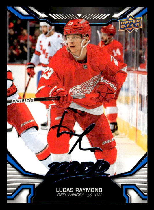 2022-23 Upper Deck MVP #1 Lucas Raymond Blue Script