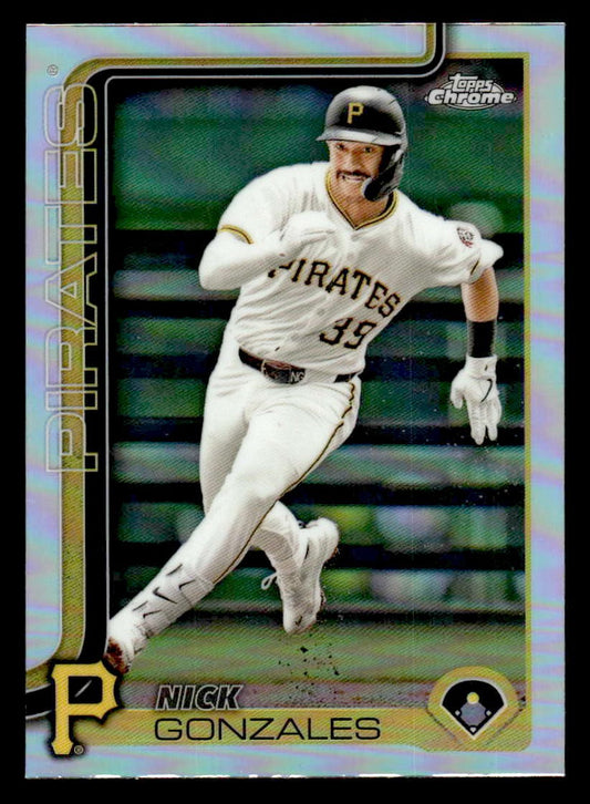 2025 Topps Chrome #222 Nick Gonzales Refractors