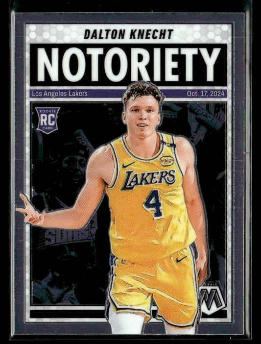 2024-25 Panini Mosaic #4 Dalton Knecht Notoriety