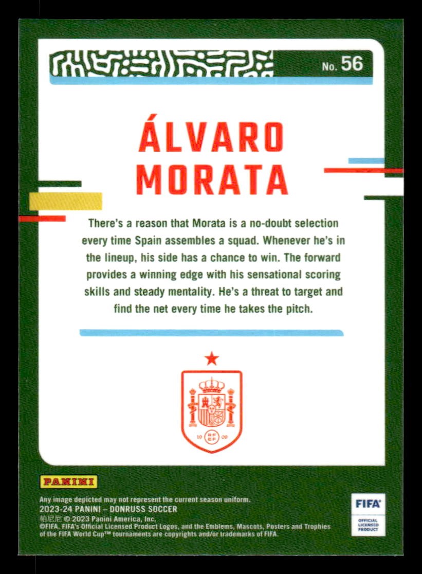 2023-24 Donruss #56 Alvaro Morata Optic
