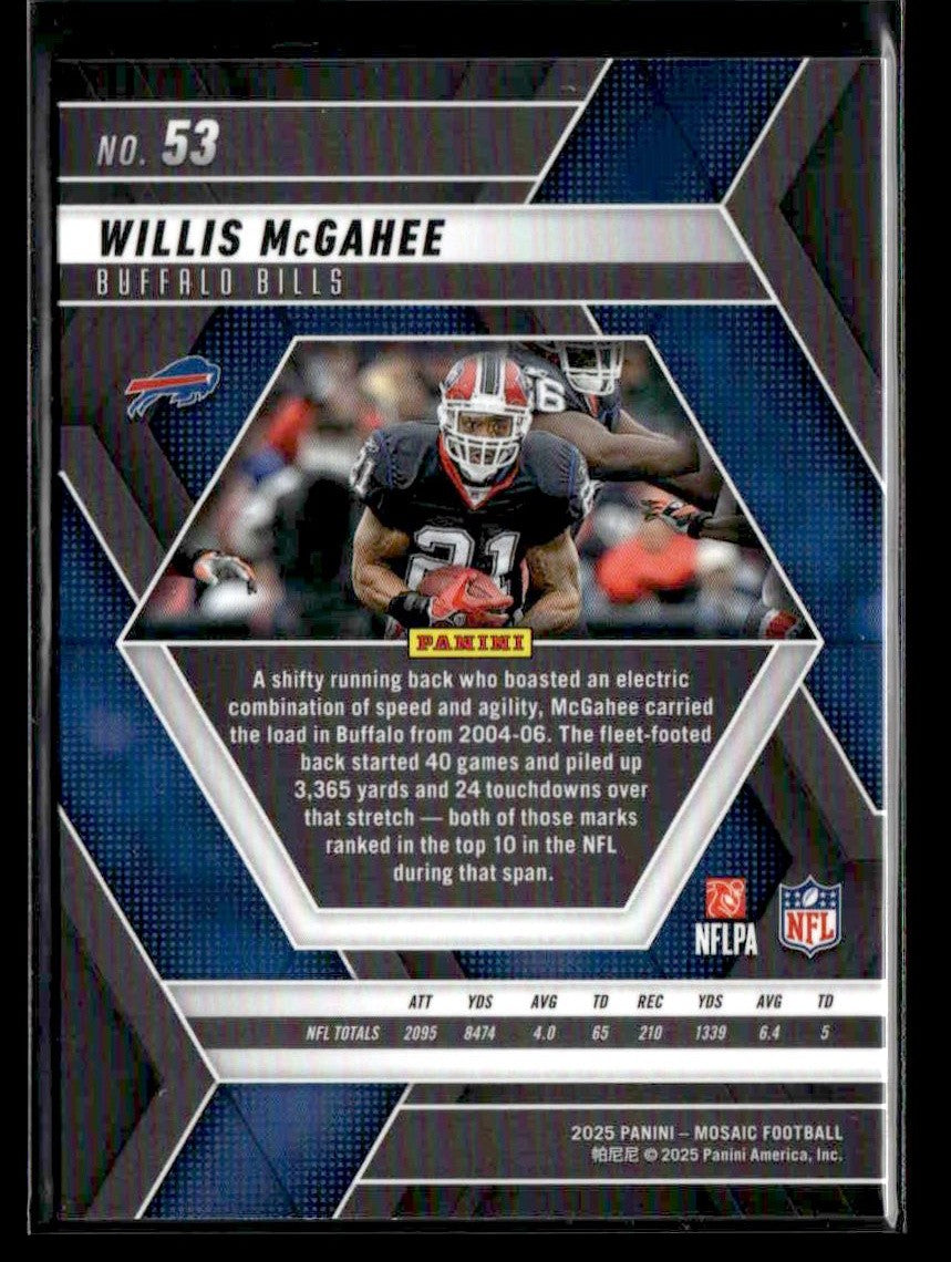 2025 Panini Mosaic #53 Willis McGahee