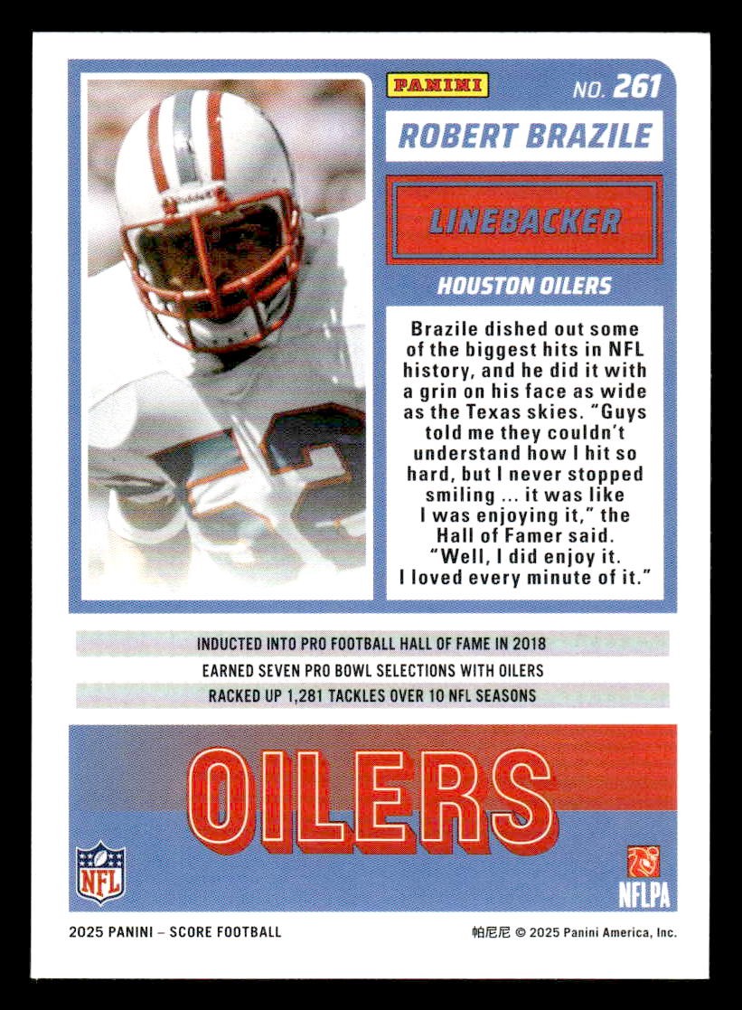 2025 Score-A-Treat #261 Robert Brazile