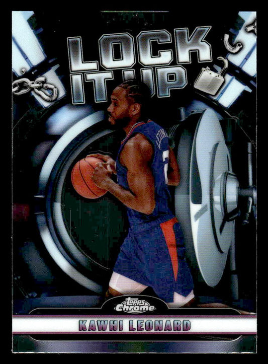 2024-25 Topps Chrome #LIU-3 Kawhi Leonard Lock It Up