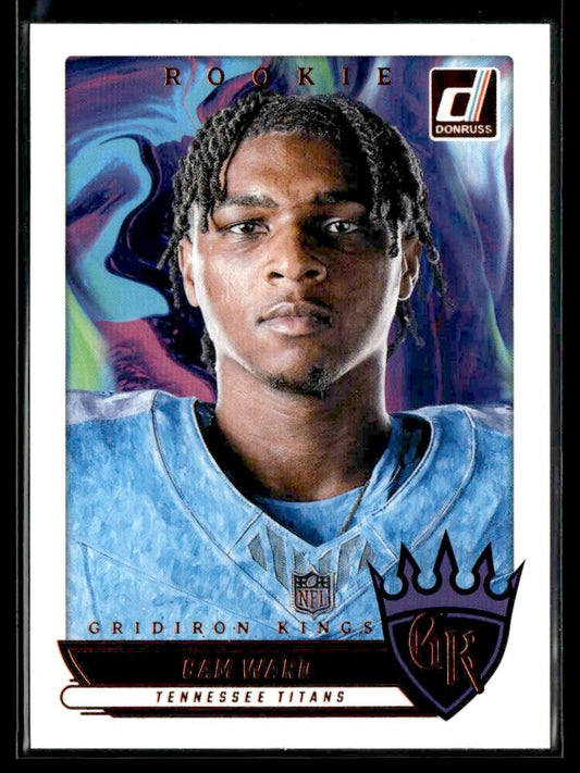 2025 Donruss #RGK-CWD Cam Ward Rookie Gridiron Kings